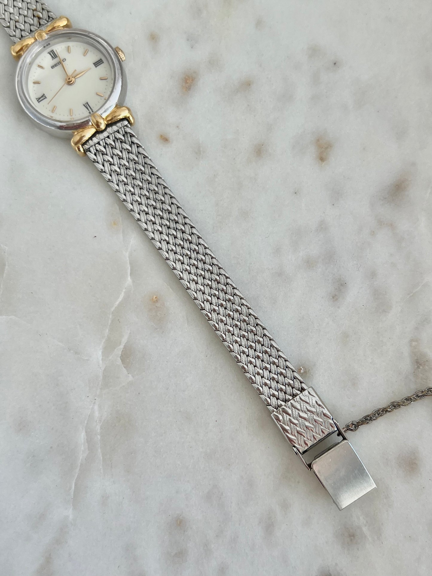 Seiko two tone ribbon lugs