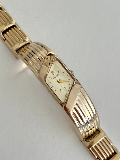 Seiko Rivoli Sculptural Gold Women's Watch