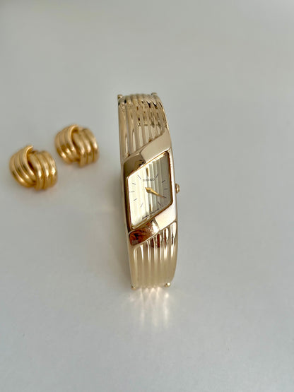 Seiko Rivoli Sculptural Gold Women's Watch