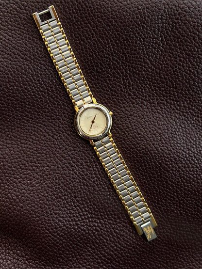 Burberry Gold & Steel Ladies’ Watch with Champagne Dial