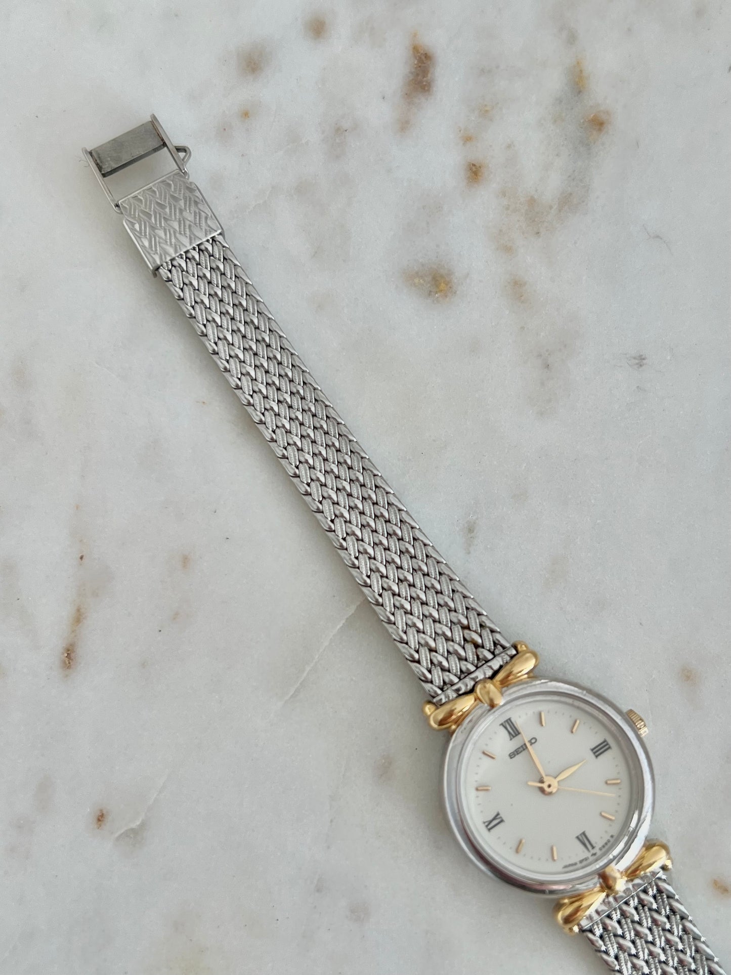 Seiko two tone ribbon lugs