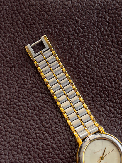 Burberry Gold & Steel Ladies’ Watch with Champagne Dial