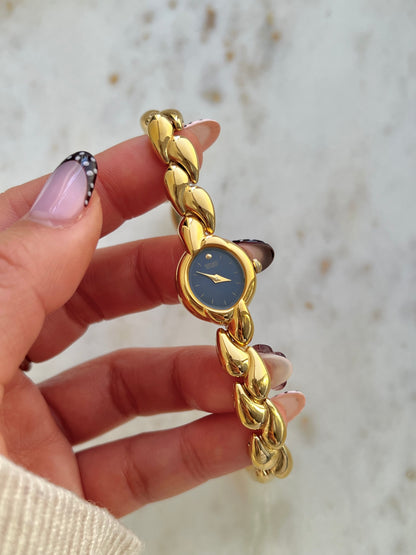 Seiko Midnight Petal Link Women’s Cocktail Watch