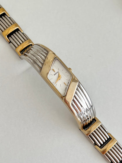 Seiko Rivoli Sculptural Two-toned Women's Watch