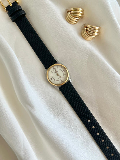 Omega De Ville Two Tone Roman Dial Watch