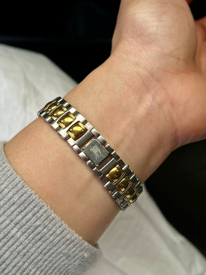 Burberrys Textured Champagne Dial Women’s Watch