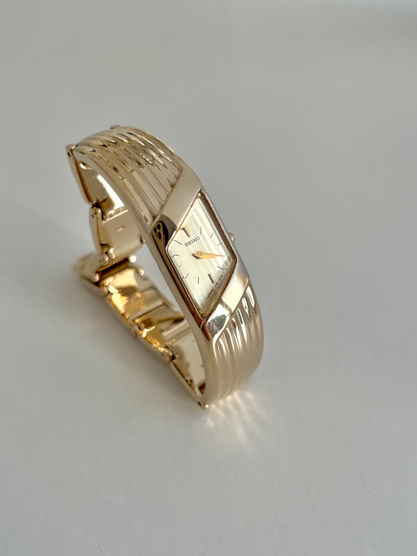 Seiko Rivoli Sculptural Gold Women's Watch