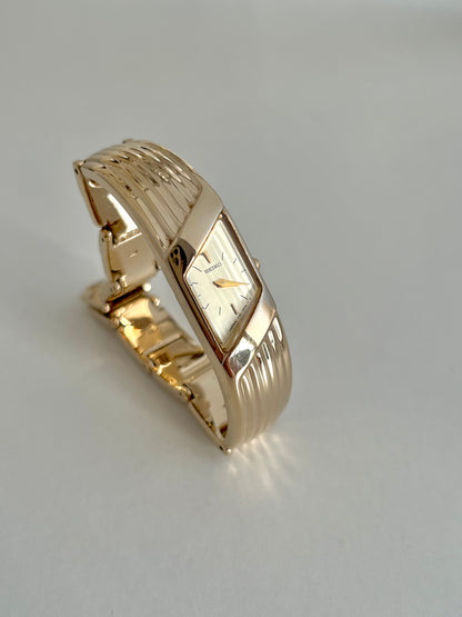 Seiko Rivoli Sculptural Gold Women's Watch