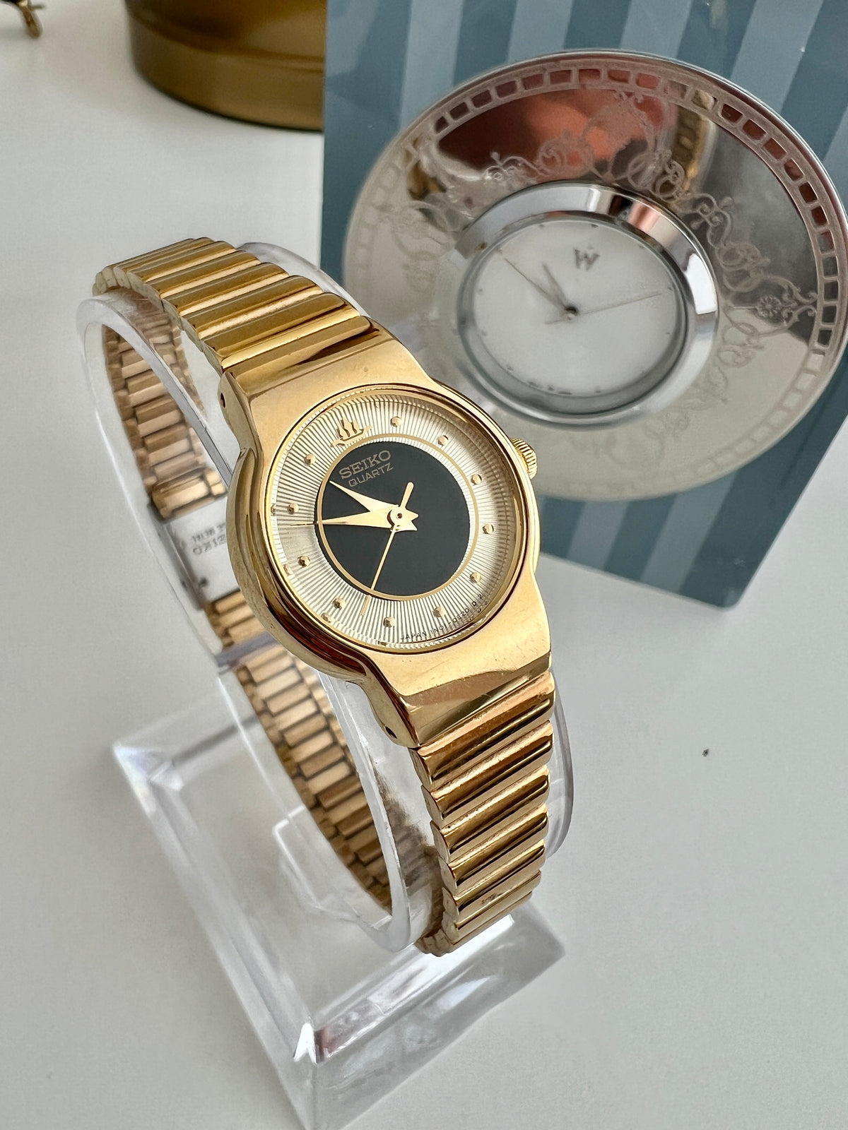 Seiko Galaxy Sailboat Dial Gold Tone Women’s Watch