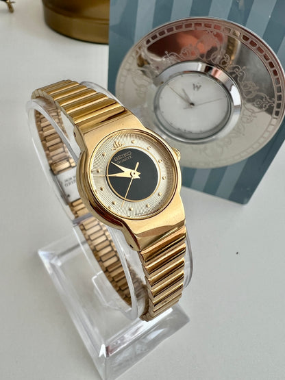 Seiko Galaxy Sailboat Dial Gold Tone Women’s Watch