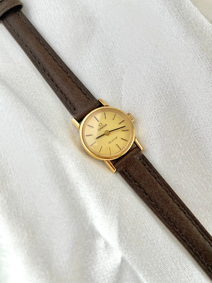 Omega De Ville Small Woman's Watch in Gold Tone