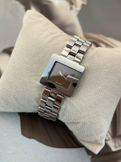 Gucci G Square Plum Dial Women’s Watch 3600L