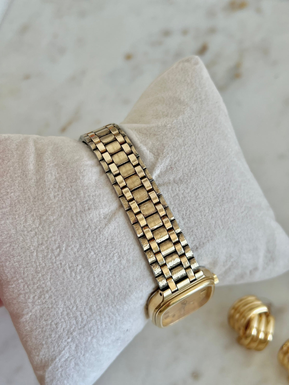 Omega Seamaster Champagne Dial Gold Tone Women’s Watch