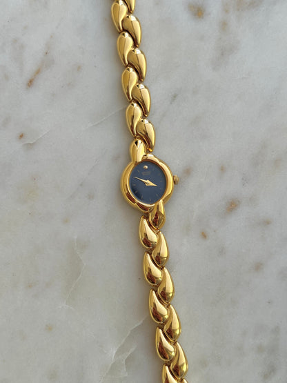 Seiko Midnight Petal Link Women’s Cocktail Watch