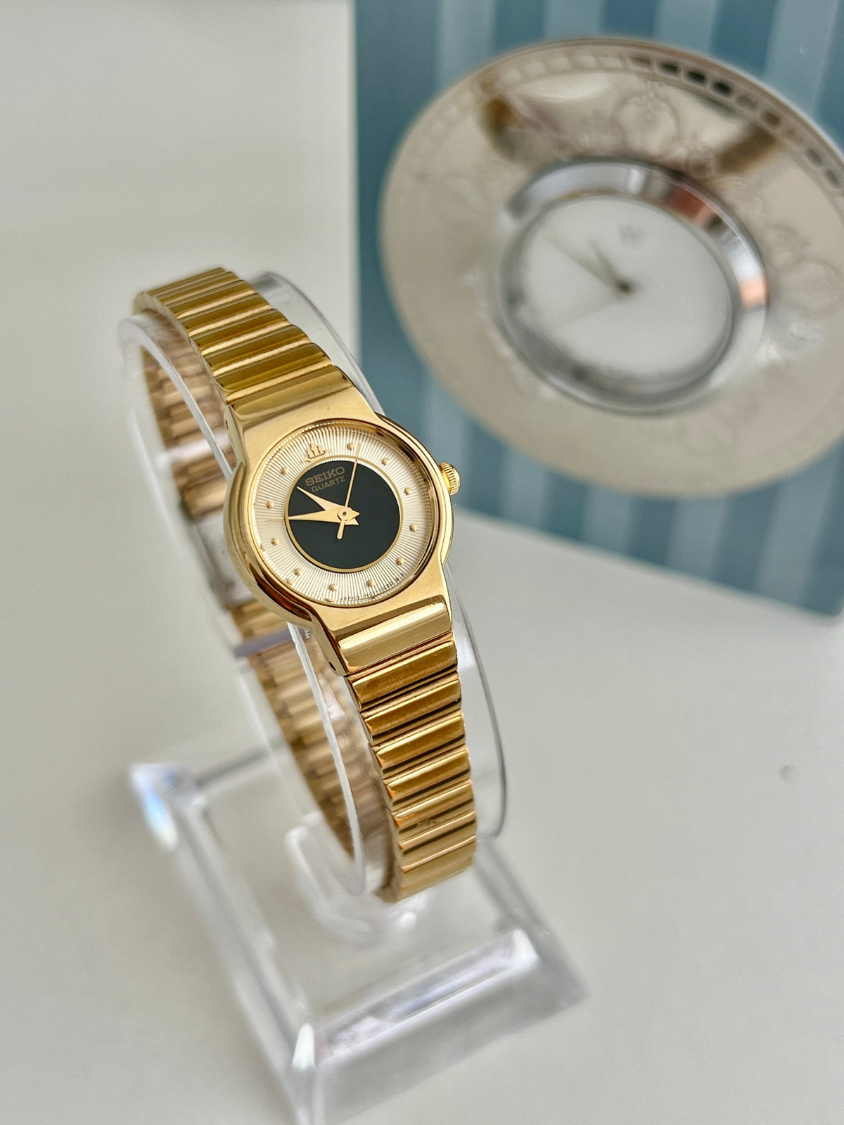 Seiko Galaxy Sailboat Dial Gold Tone Women’s Watch