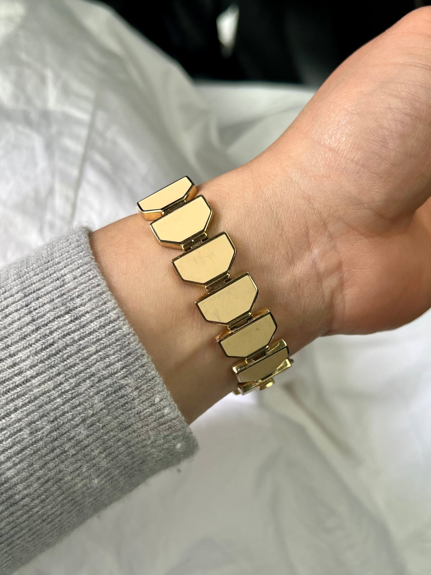 Seiko Two Tone Enamel Bracelet Women’s Watch