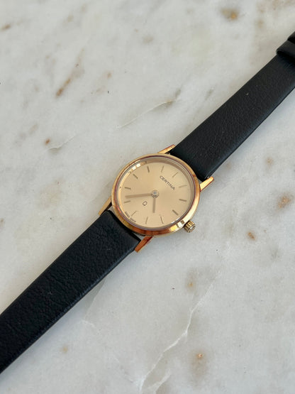 Certina Q Champagne Dial Women’s Watch