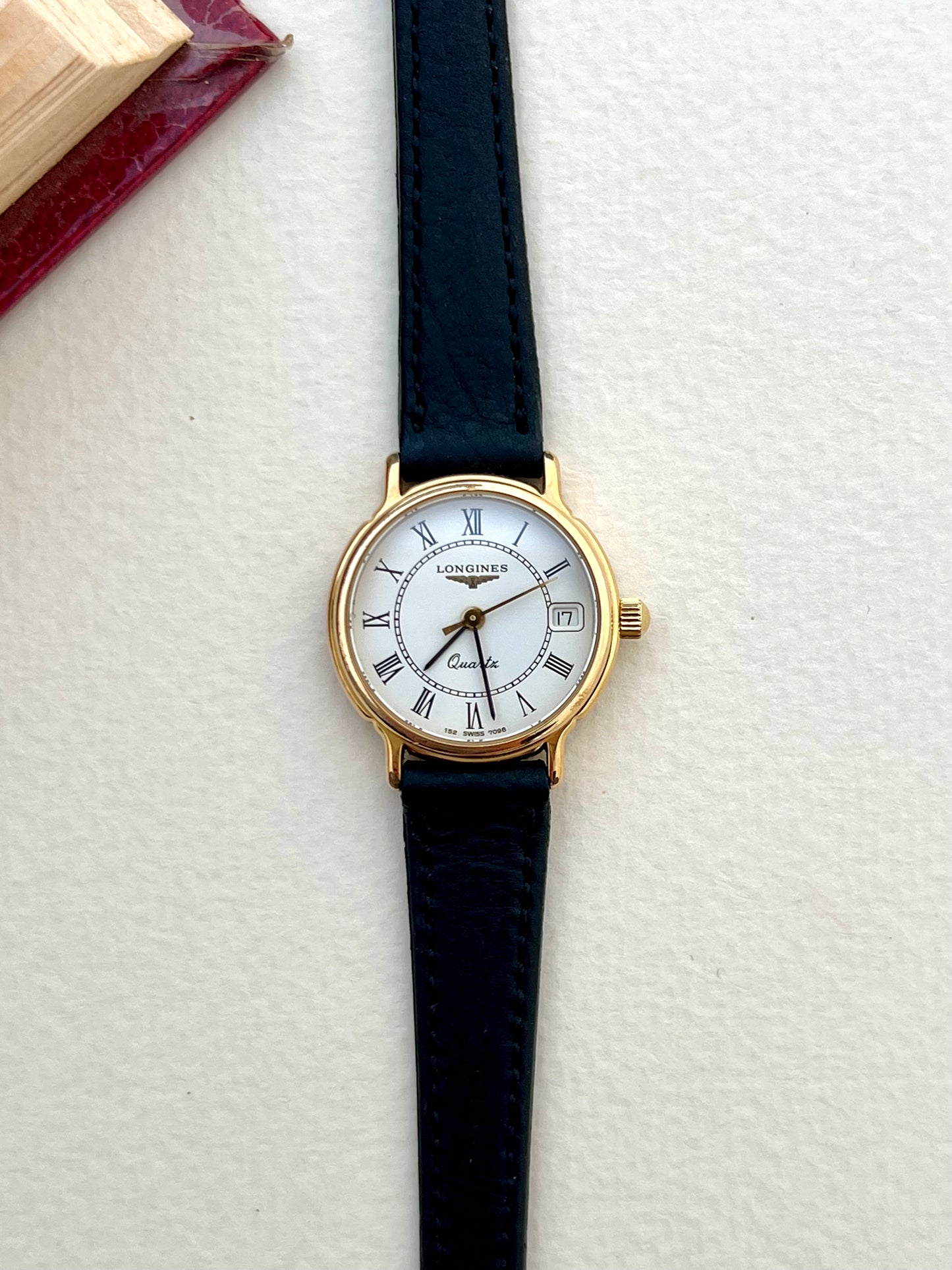 Longines Gold Tone Roman Dial Women’s Watch