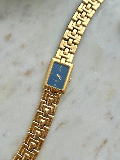 Givenchy Millesime Blue Dial Geometric Bracelet Women’s Watch