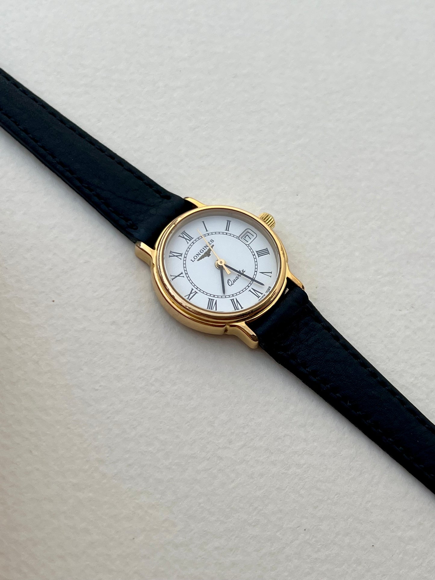 Longines Gold Tone Roman Dial Women’s Watch