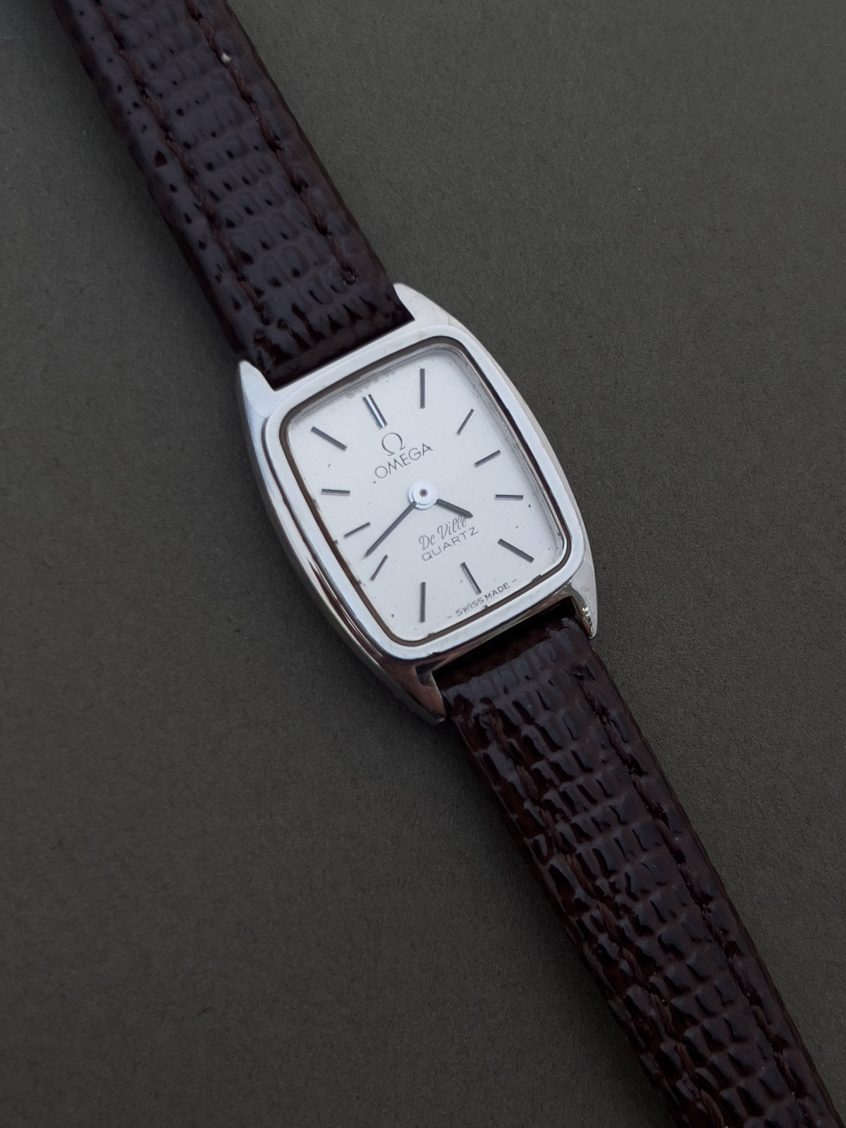 Omega De Ville Silver Dial Cushion Women’s Watch
