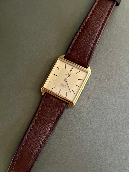 Omega De Ville Champagne Dial Gold Ladies’ Watch