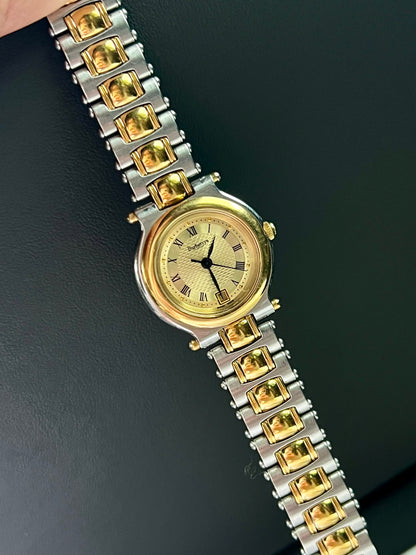 Burberrys Textured Champagne Dial Women’s Watch