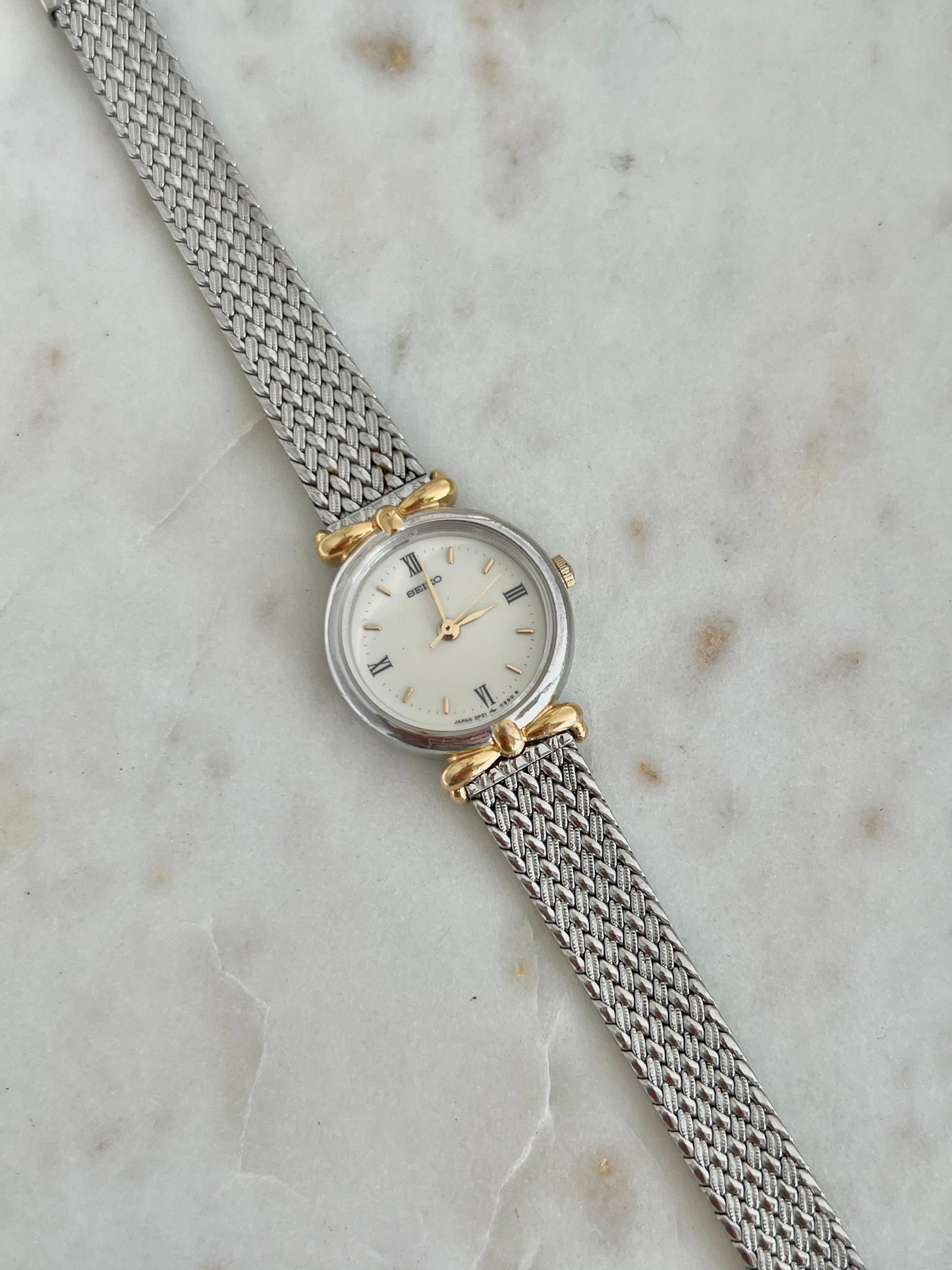 Seiko two tone ribbon lugs