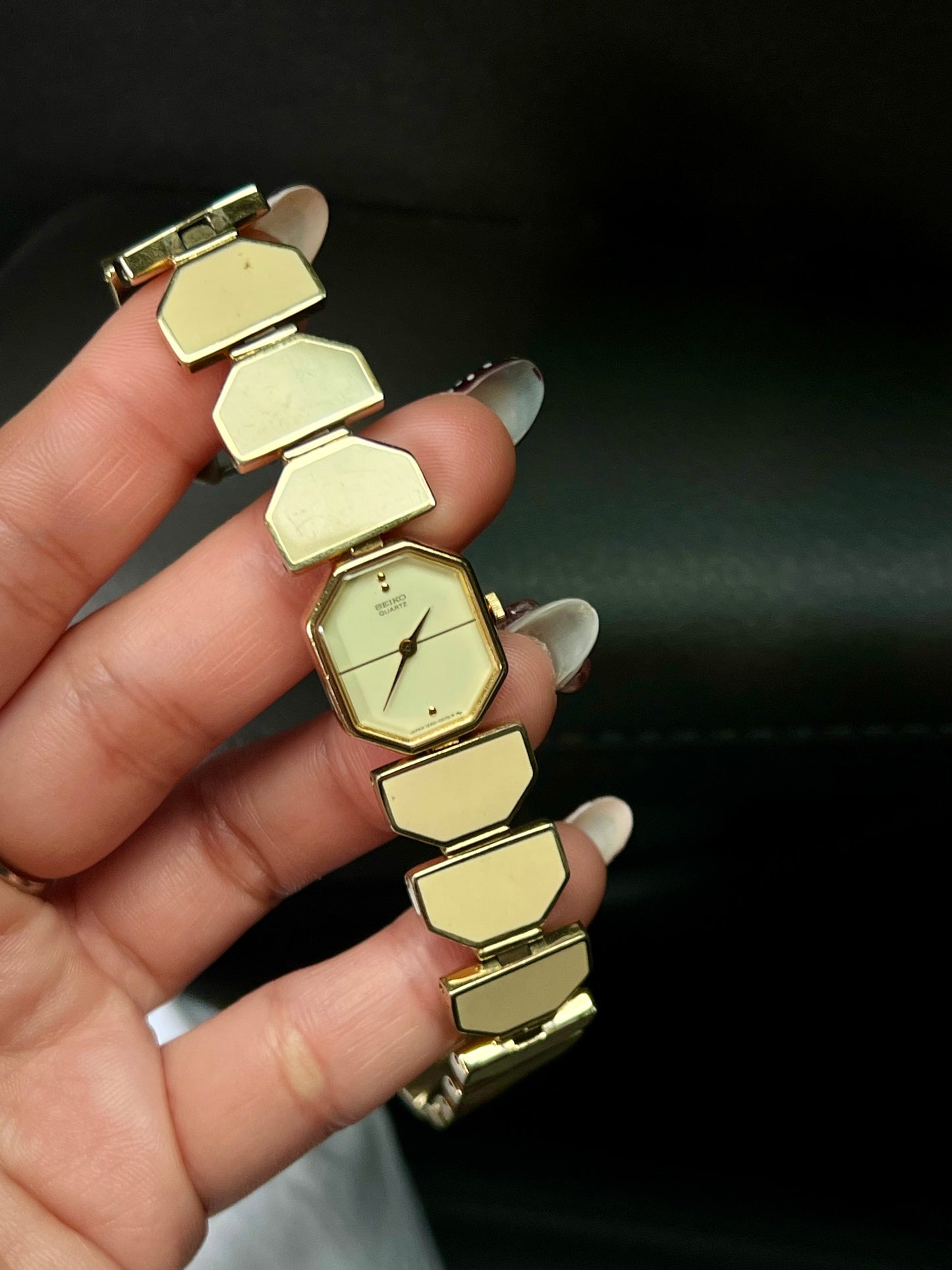 Seiko Two Tone Enamel Bracelet Women’s Watch