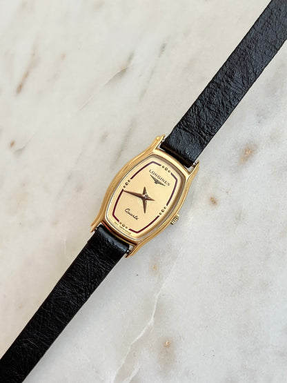 Longines Slender Gold Tonneau Women’s Watch
