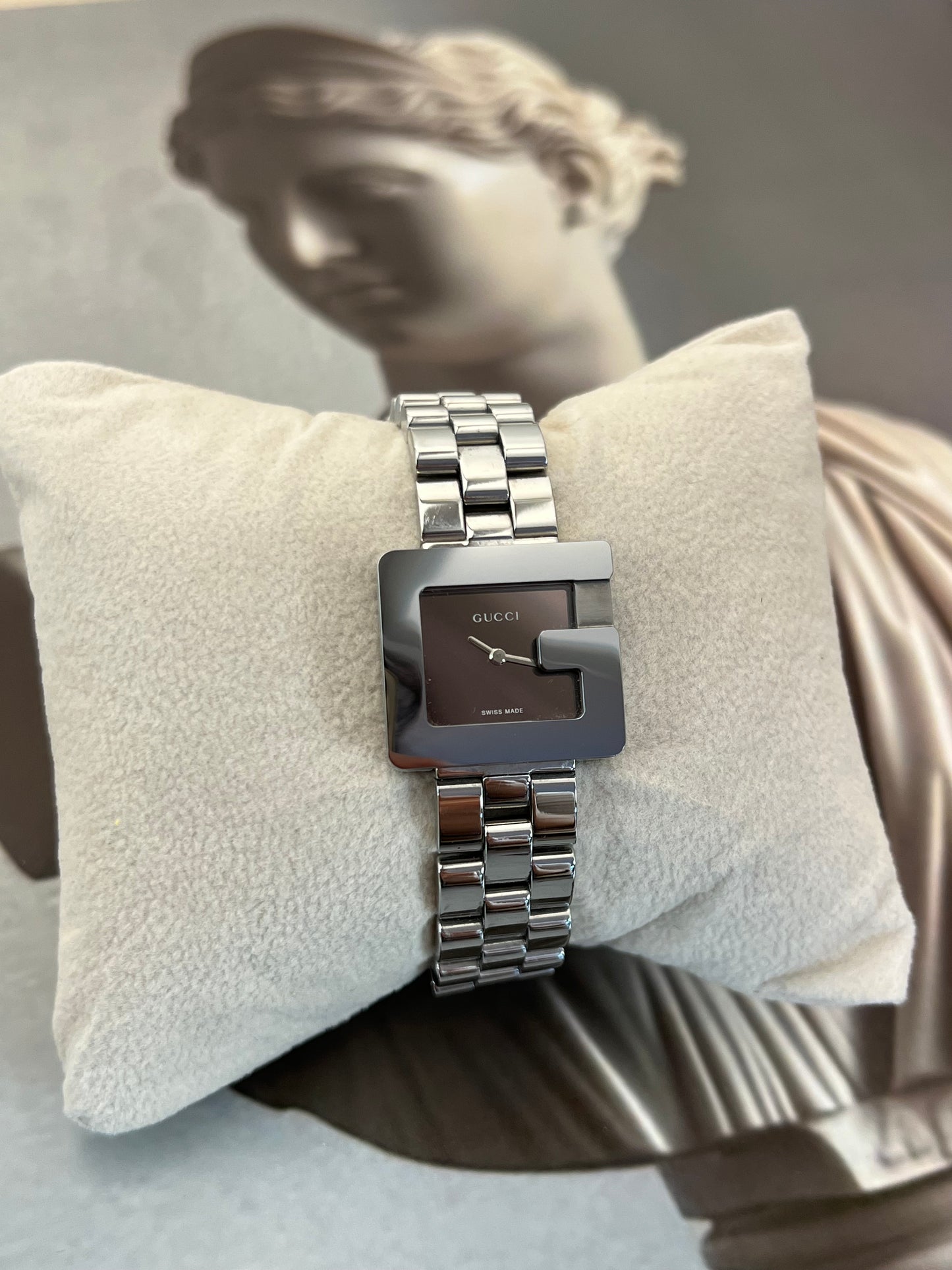 Gucci G Square Plum Dial Women’s Watch 3600L