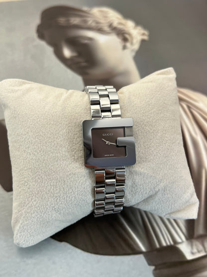 Gucci G Square Plum Dial Women’s Watch 3600L