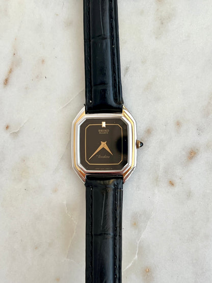 Seiko Exceline Black Dial Octagonal Women’s Watch