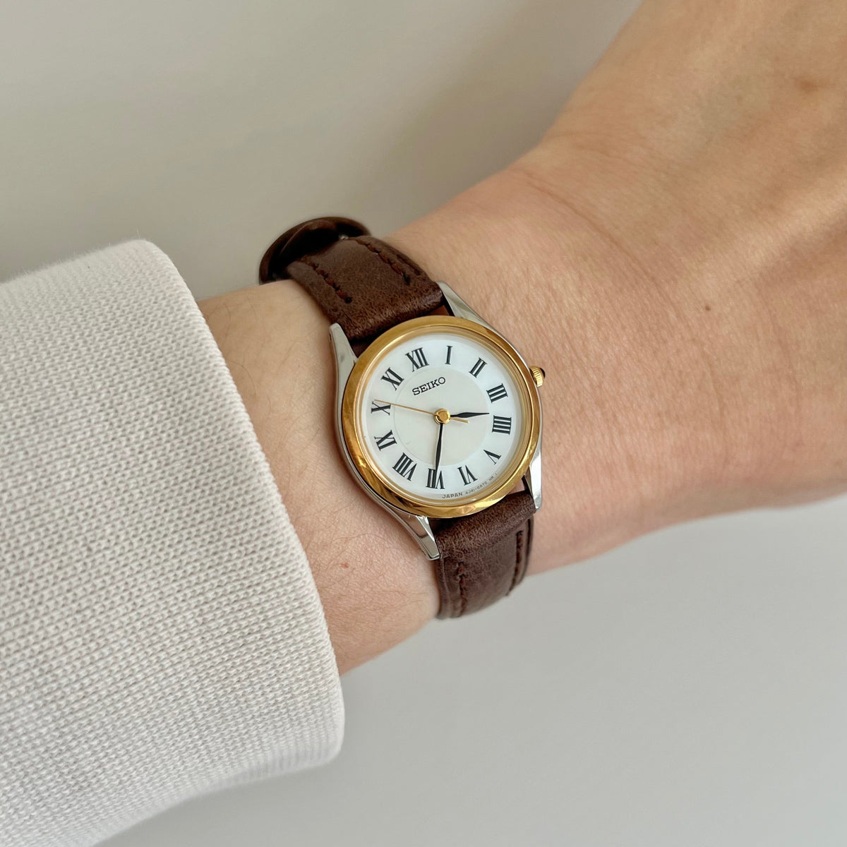Seiko Exceline Mother of Pearl Roman Dial Women’s Watch