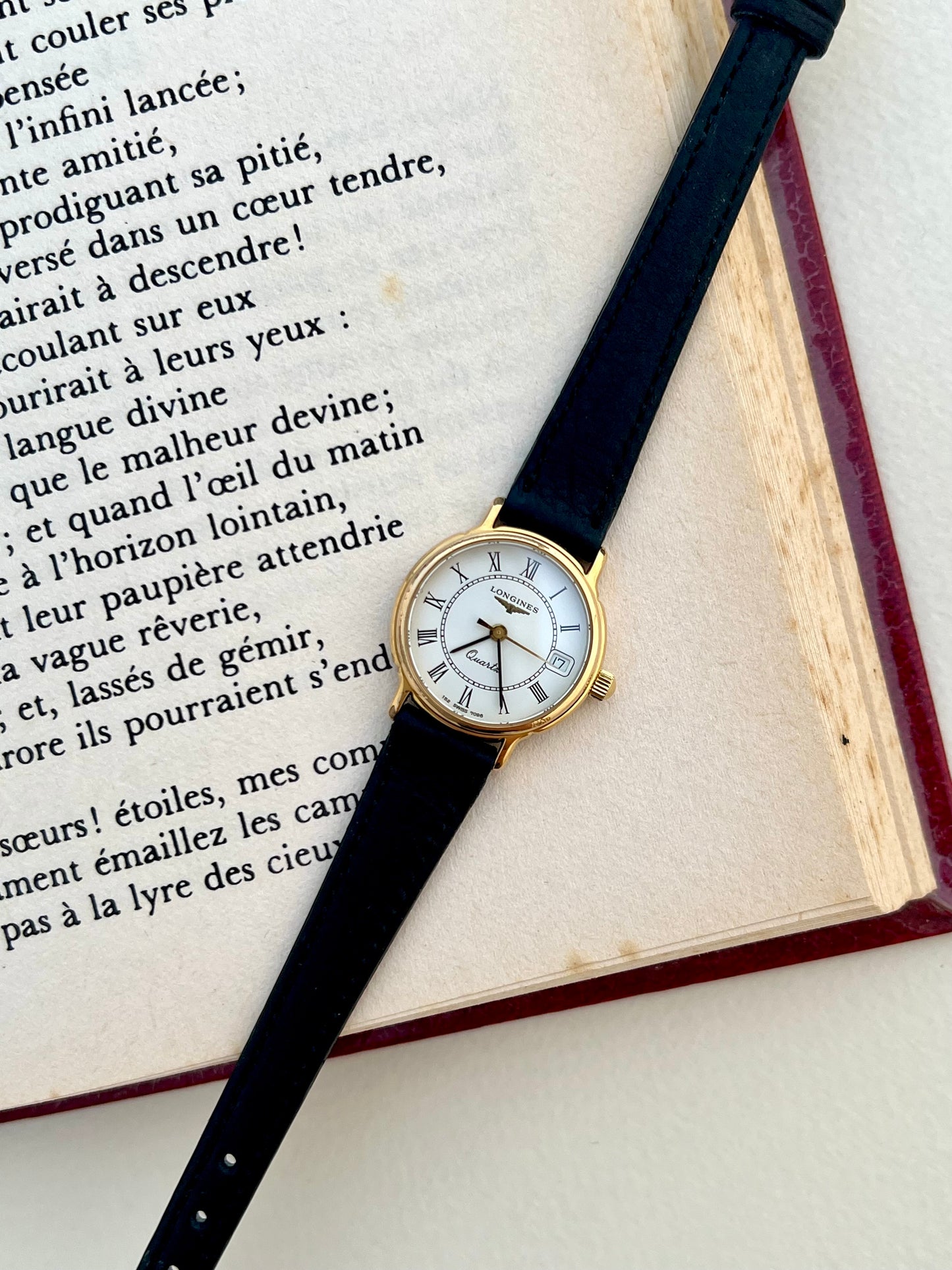 Longines Gold Tone Roman Dial Women’s Watch