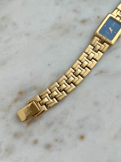 Givenchy Millesime Blue Dial Geometric Bracelet Women’s Watch