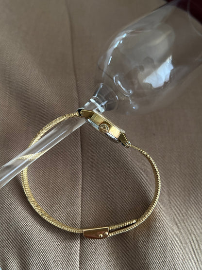 Omega De Ville Oval Champagne Dial Cocktail Women’s Watch