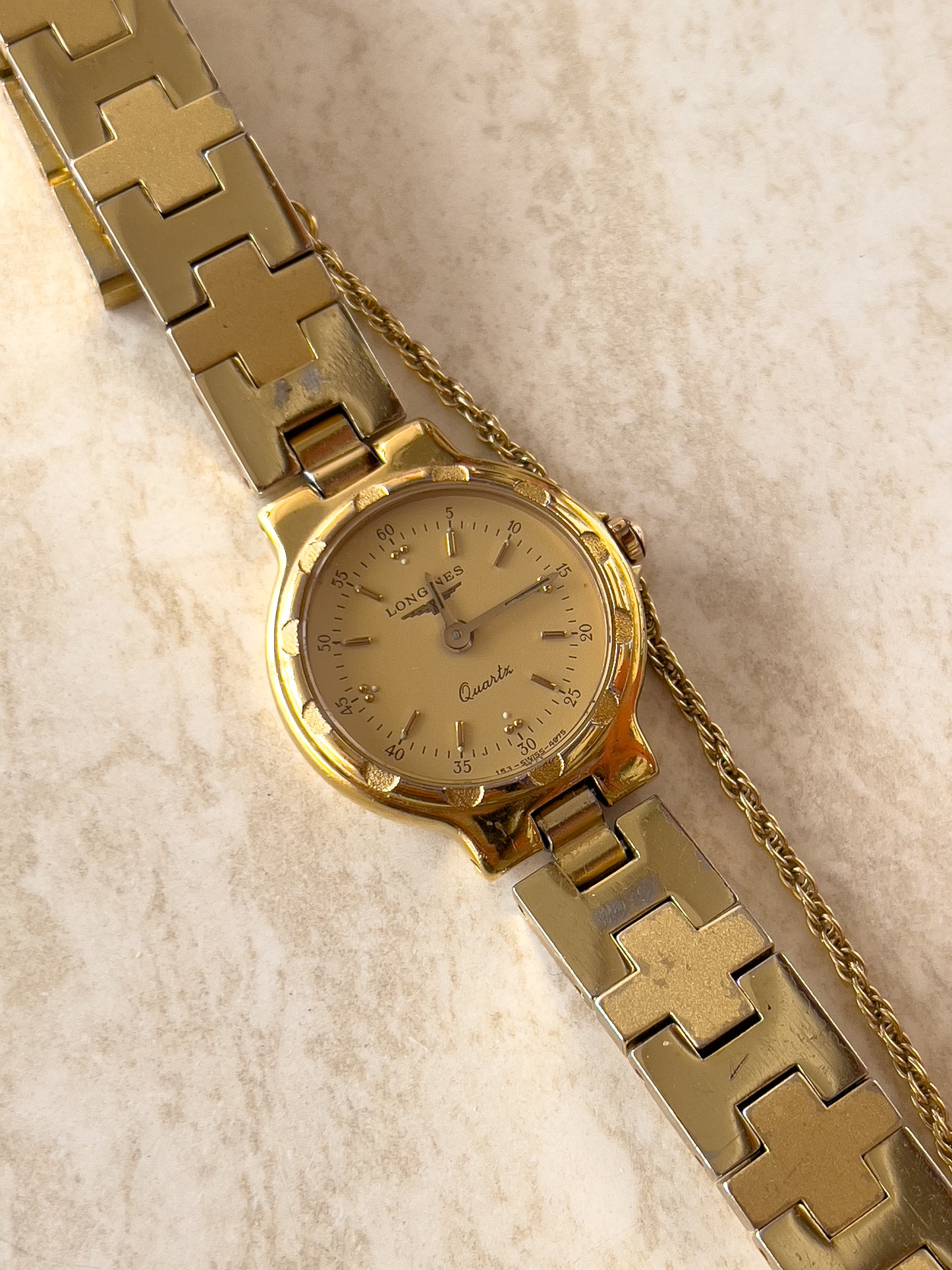 Longines Round Woman’s Watch with Scalloped Case