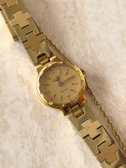 Longines Round Woman’s Watch with Scalloped Case