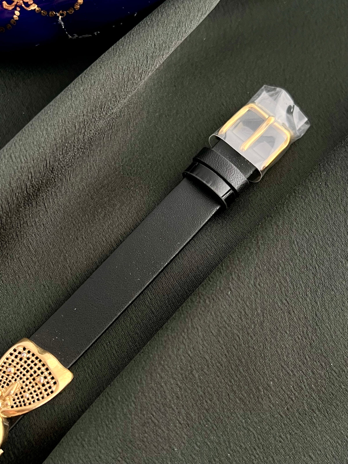 Seiko Gold Floral Openwork Lug Dress Watch