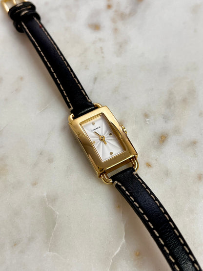 Coach Tank Gold Toned Woman's Watch