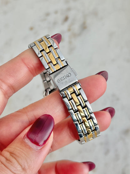 Seiko Two Tone Woman's Watch Roman Numerals