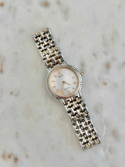 Seiko Exceline Two Tone Woman's Watch