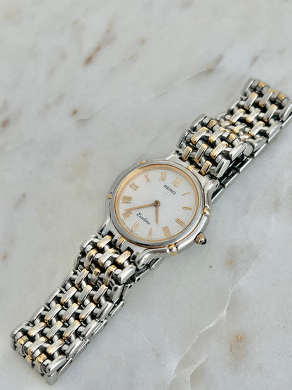 Seiko Exceline Two Tone Woman's Watch