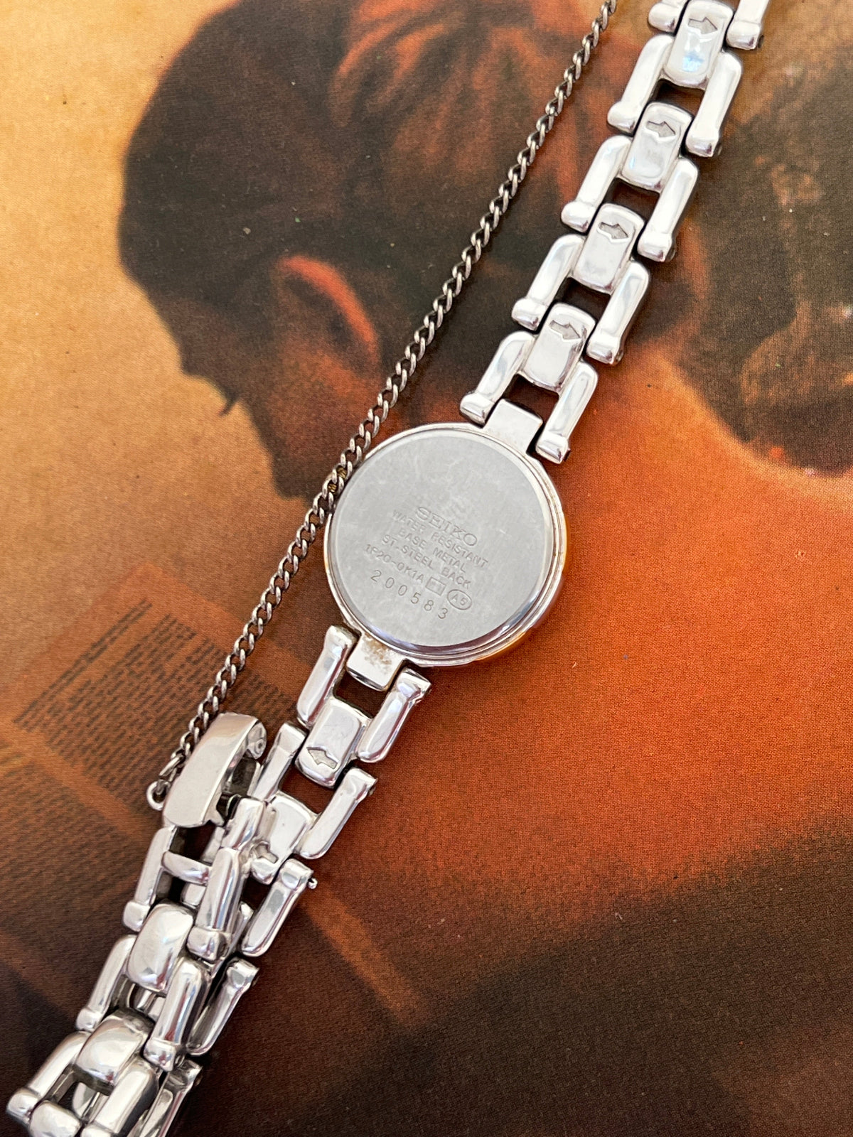 Seiko Tisse Two-Tone Roman Dial with Two Tone Scalloped Bezel