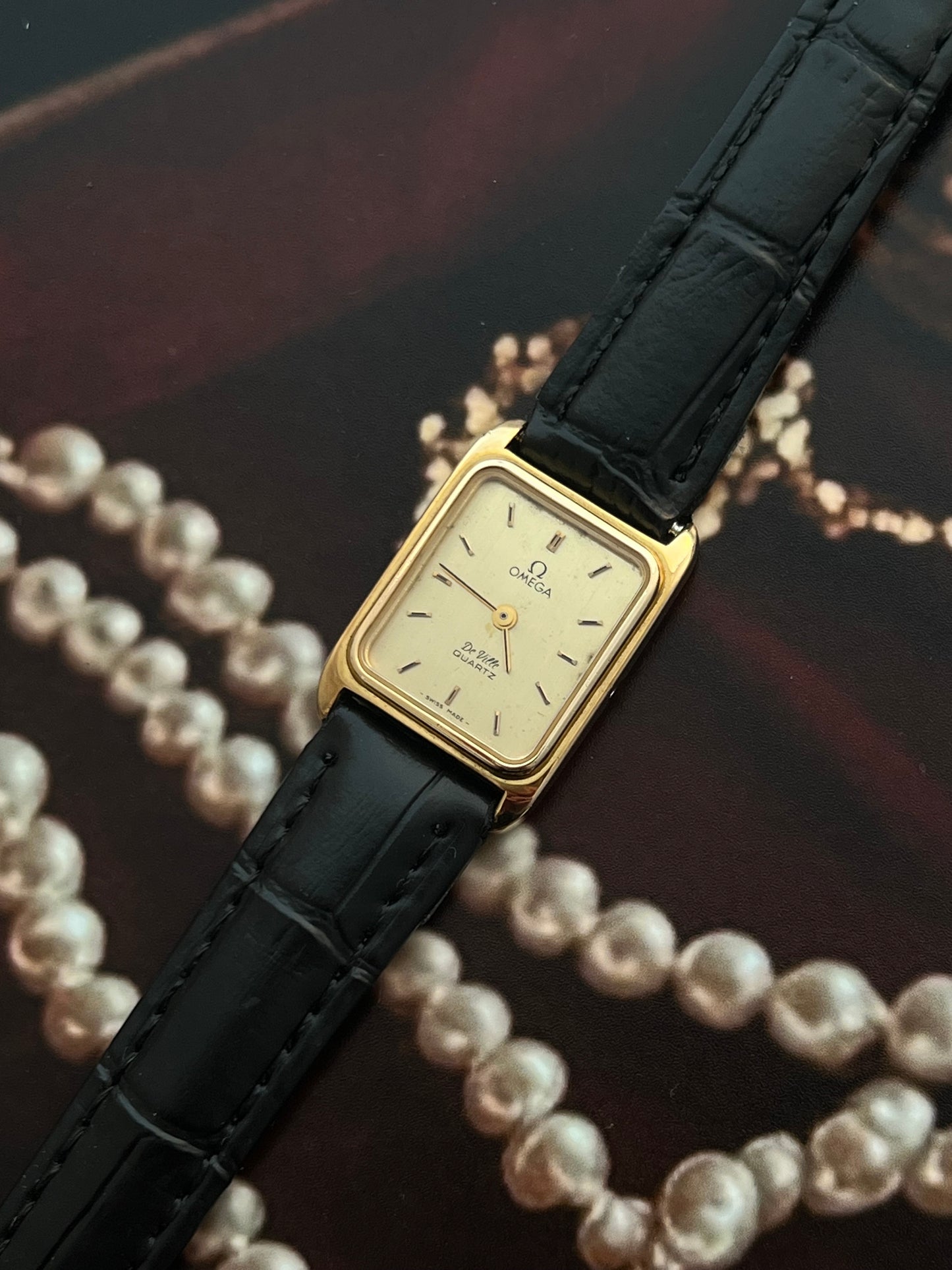 Omega De Ville Gold Tank Women's Watch