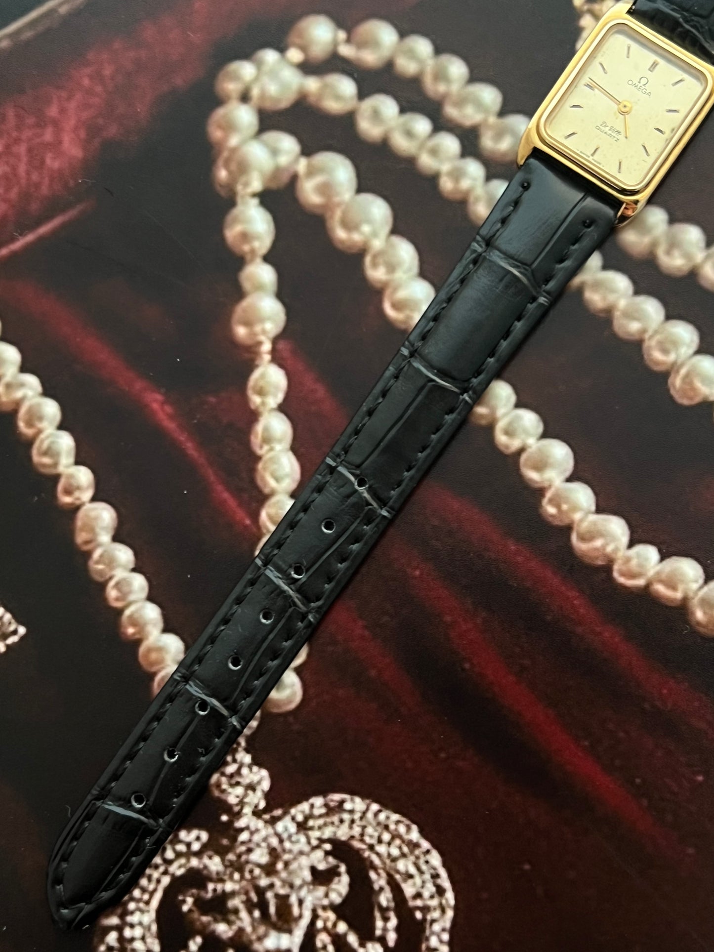 Omega De Ville Gold Tank Women's Watch