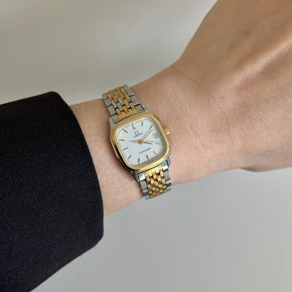 Omega Seamaster Two Tone White Dial Women’s Watch