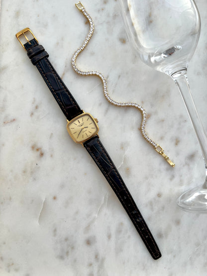 Longines Gold Rectangular Cushion Women's Watch