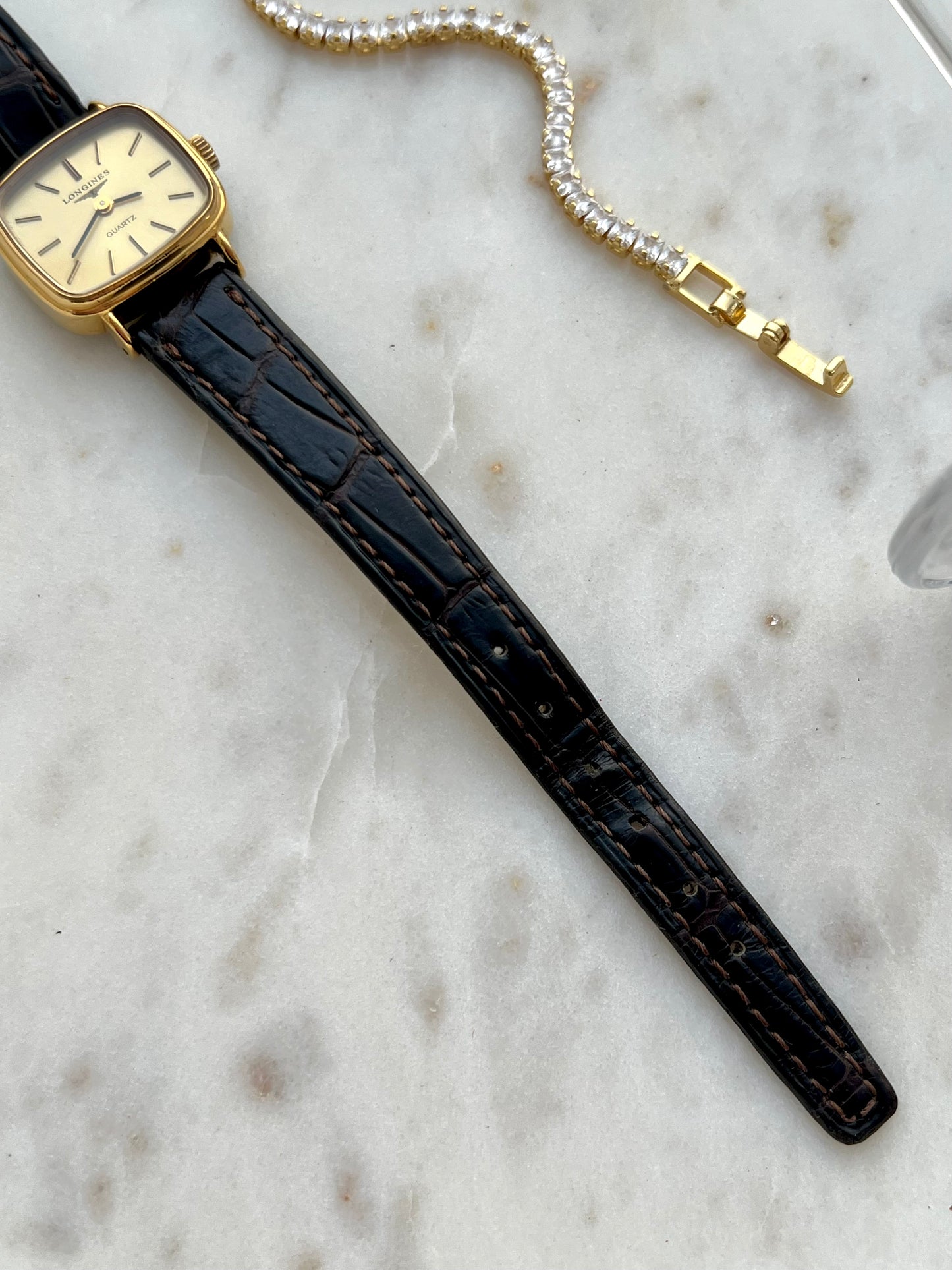 Longines Gold Rectangular Cushion Women's Watch
